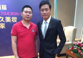 广州高德与明星合影