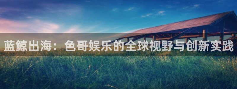 高德娱乐：蓝鲸出海：色哥娱乐的全球视野与创新实践